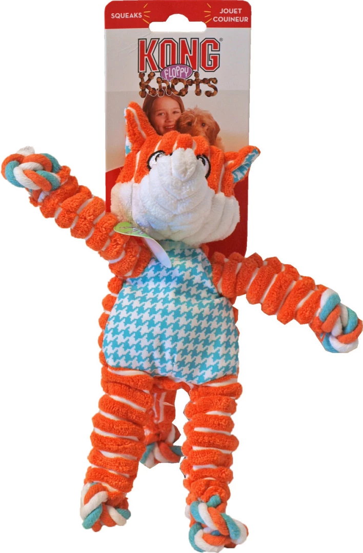 Kong Floppy Knots Fox 3 Kong Floppy Knots Fox