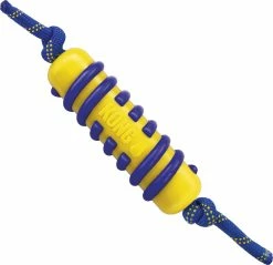 Kong Jaxx Brights Stick Met Touw Assorti L -Hond winkel 0201912 los geel
