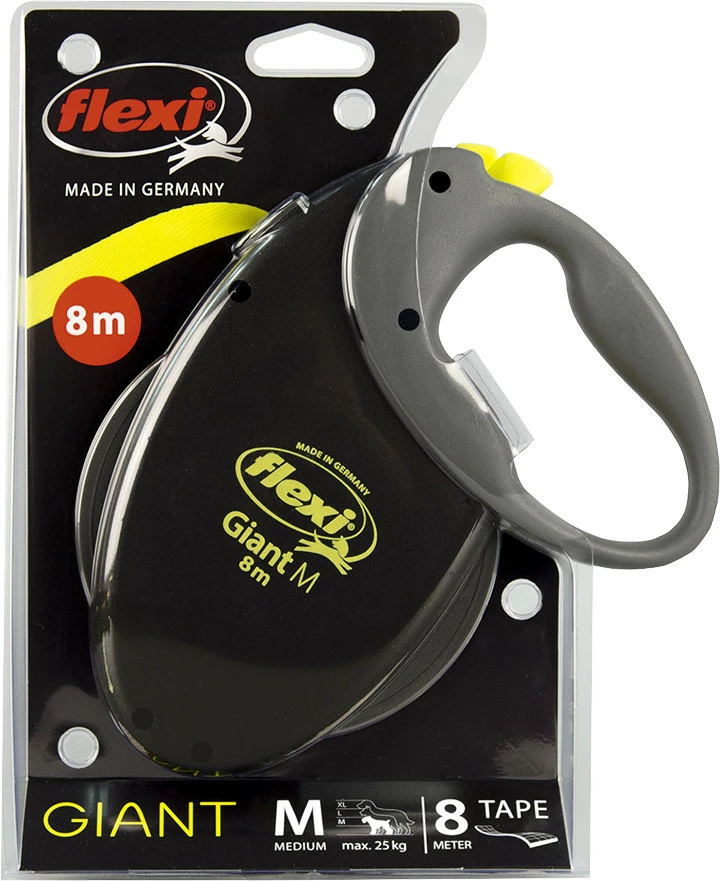 Flexi Giant Neon M Met Band Geel 8 Mtr 4 Flexi Giant Neon M Met Band Geel 8 Mtr - Afbeelding 2