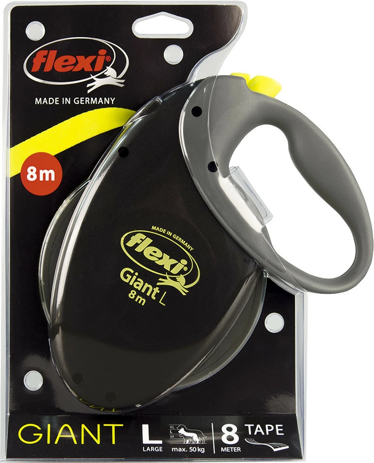 Flexi Giant Neon L Met Band Geel 8 Mtr 4 Flexi Giant Neon L Met Band Geel 8 Mtr - Afbeelding 2
