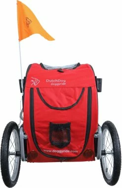 DoggyRide Hondenfietskar Mini 20 Rood/Zwart -Hond winkel 0212096 achter