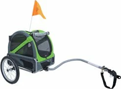 DoggyRide Hondenfietskar Mini 20 Groen/Grijs