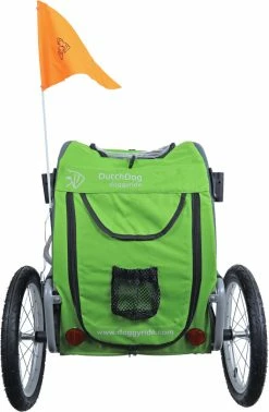 DoggyRide Hondenfietskar Mini 20 Groen/Grijs 7 DoggyRide Hondenfietskar Mini 20 Groen/Grijs -Hond winkel 0212097 achter