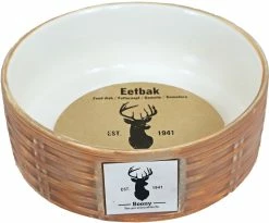 Boony Est. 1941 Voerbak Steen Wicker Sand -Hond winkel 0212192