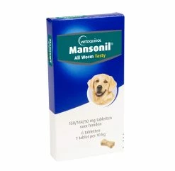 Mansonil All Worm Tabletten Hond 6 St