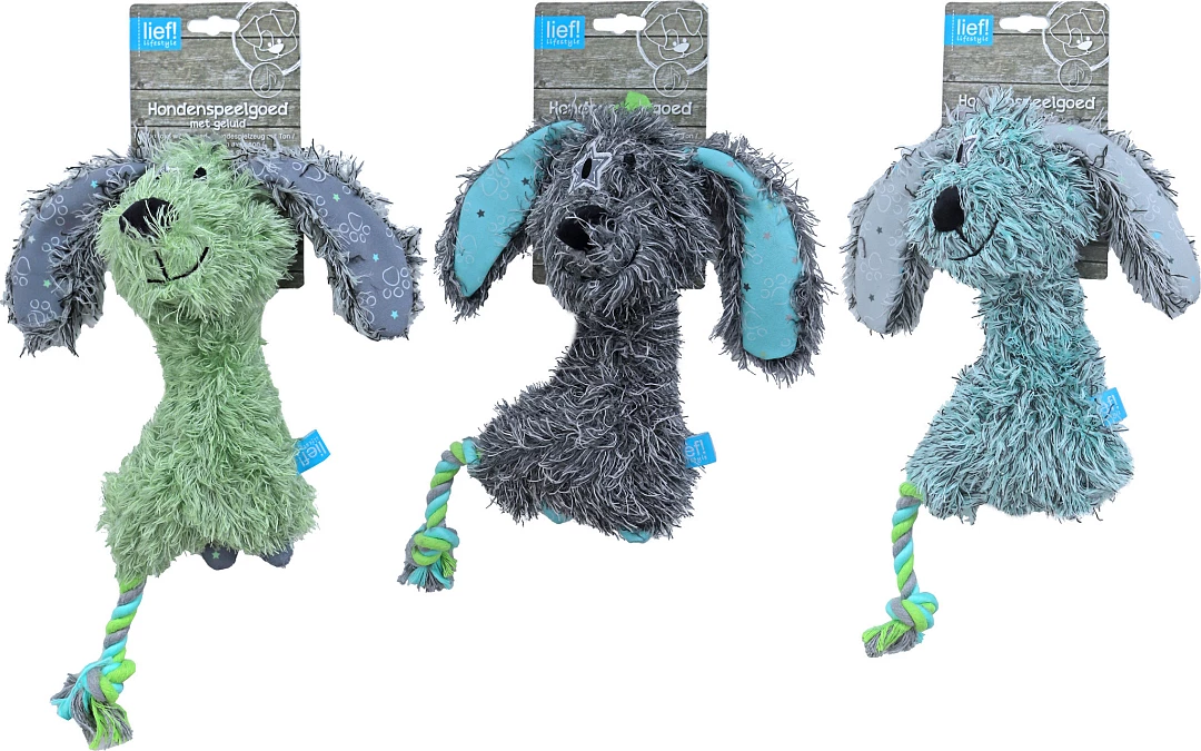 Lief! Lifestyle Boys Teckel Met Piep Assorti 28 Cm 3 Lief! Lifestyle Boys Teckel Met Piep Assorti 28 Cm