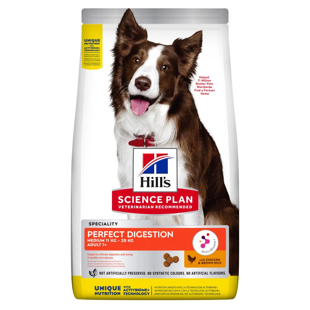 Hill's Science Plan Adult Perfect Digestion Medium 2,5 Kg 3 Hill's Science Plan Adult Perfect Digestion Medium 2,5 Kg