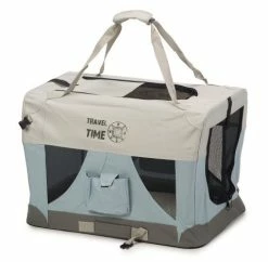 Beeztees Nylon Bench Travel Time Lichtblauw -Hond winkel 0715161