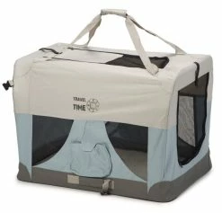 Beeztees Nylon Bench Travel Time Lichtblauw -Hond winkel 0715163