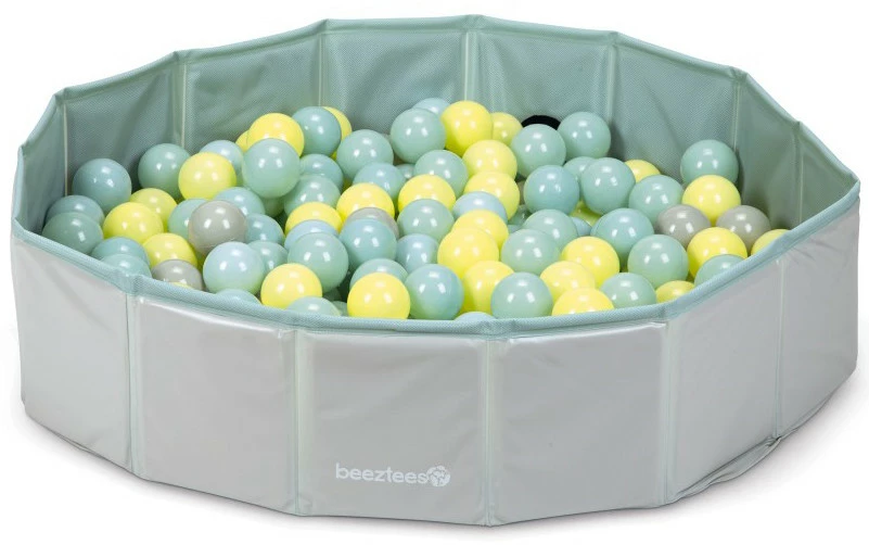 Beeztees Puppy Ballenbad Funchie Grijs/groen 4 Beeztees Puppy Ballenbad Funchie Grijs/groen - Afbeelding 2