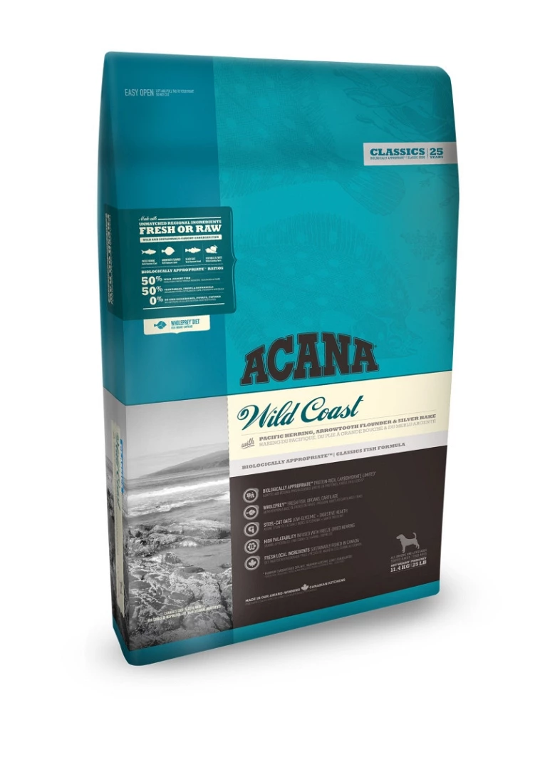 Acana Classics Hondenvoer Wild Coast 11,4 Kg 3 Acana Classics Hondenvoer Wild Coast 11,4 Kg