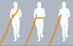 TRIXIE Jogginglijn Grafiet/papaya -Hond winkel 12763 2