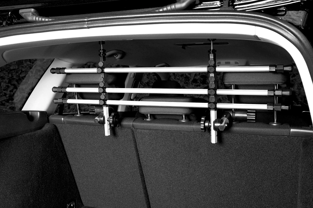 TRIXIE Aluminium Autorek Zilver/zwart 4 TRIXIE Aluminium Autorek Zilver/zwart - Afbeelding 2