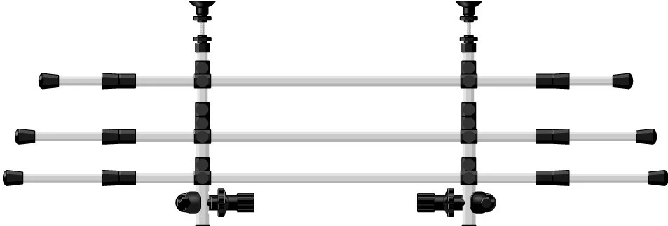 TRIXIE Aluminium Autorek Zilver/zwart 3 TRIXIE Aluminium Autorek Zilver/zwart