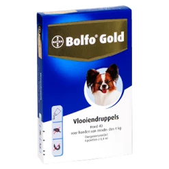 Bolfo Gold 40 Hond 4 Pipetten