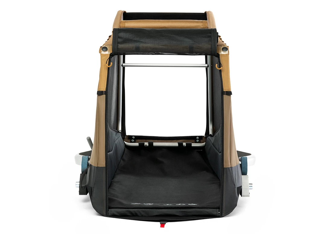 Croozer Hondenfietskar Dog Mikke Geel + Gratis Kussen - Afbeelding 4