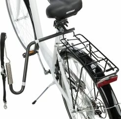 TRIXIE Fietsset U-vorm Grafiet M/XL