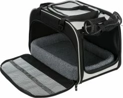 TRIXIE Woon- En Transporttas Hond Valery Zwart/Grijs -Hond winkel 266024 PHO PRO CLIP 28901 6