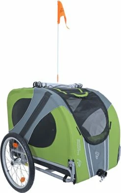 DoggyRide Hondenfietskar Novel 20 Cabin Groen/Grijs