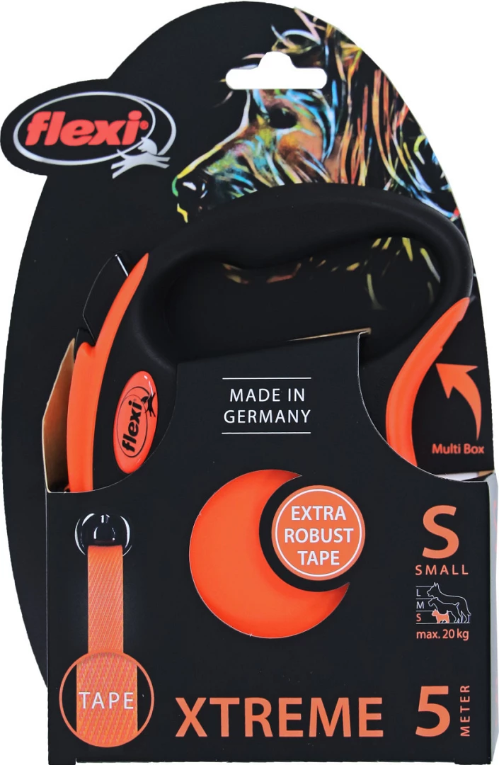 Flexi Rollijn Xtreme Tape Orange S: 5 Mtr 4 Flexi Rollijn Xtreme Tape Orange S: 5 Mtr - Afbeelding 2