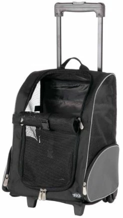 TRIXIE Trolley Hond Zwart/grijs