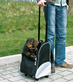 TRIXIE Trolley Hond Zwart/grijs -Hond winkel 4011905028804 2