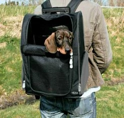 TRIXIE Trolley Hond Zwart/grijs -Hond winkel 4011905028804 3