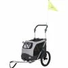 TRIXIE Opvouwbare Hondenfietskar Grijs 2 TRIXIE Opvouwbare Hondenfietskar Grijs -Hond winkel 4011905127941
