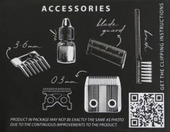 Moser Trimmer REX Mini 7 Moser Trimmer REX Mini -Hond winkel 4015110034933 onderkant LR