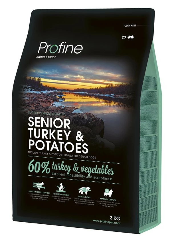 Profine Hondenvoer Senior Turkey & Potatoes 3 Kg 3 Profine Hondenvoer Senior Turkey & Potatoes 3 Kg