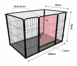 Flamingo Kennel Kazan Black -Hond winkel 520254 T 01