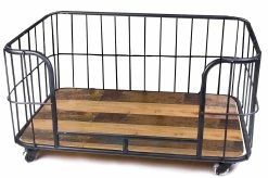 Lex & Max Hondenbank Metal Wire Basket Zwart 6 Lex & Max Hondenbank Metal Wire Basket Zwart -Hond winkel 7003 090 03