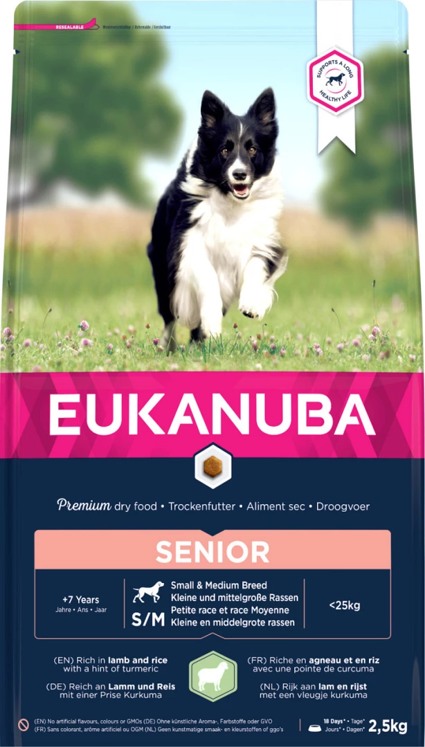 Eukanuba Hondenvoer All Breeds Mature/ Senior Lamb 2,5 Kg 3 Eukanuba Hondenvoer All Breeds Mature/ Senior Lamb 2,5 Kg
