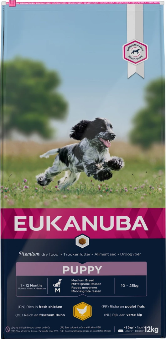 Eukanuba Hondenvoer Growing Puppy Medium Breed 12 Kg 3 Eukanuba Hondenvoer Growing Puppy Medium Breed 12 Kg