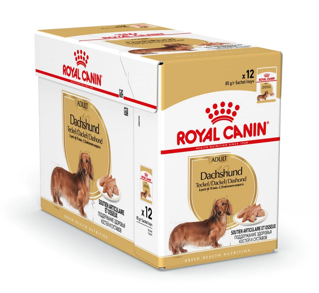 Royal Canin Hondenvoer Dachs-hund Adult 12 X 85 Gr 3 Royal Canin Hondenvoer Dachs-hund Adult 12 X 85 Gr