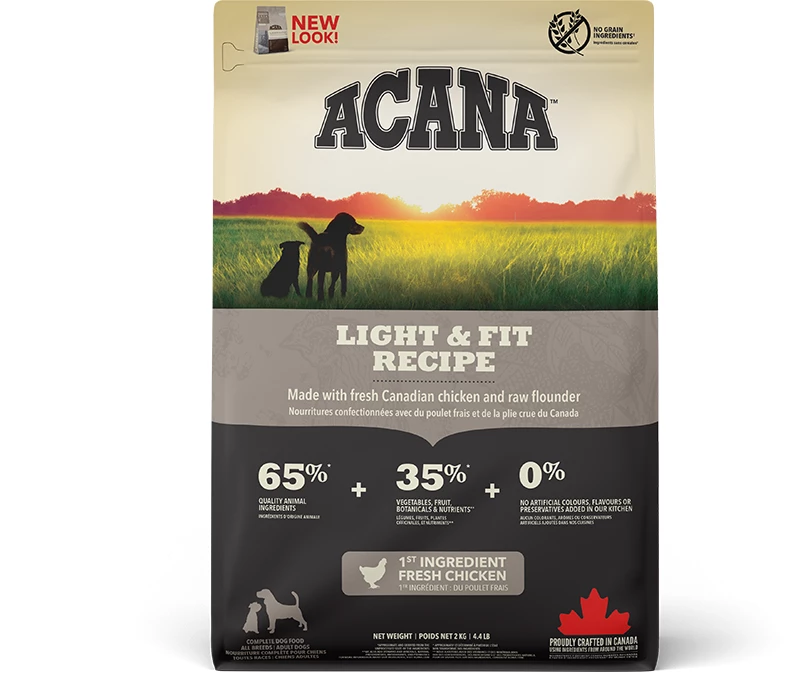 Acana Dog Hondenvoer Light & Fit 2 Kg 4 Acana Dog Hondenvoer Light & Fit 2 Kg - Afbeelding 2