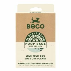 Beco Pets Poepzakjes Met Handvatten Composteerbaar 96 St