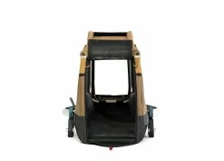 Croozer Hondenfietskar Dog Enna Geel + Gratis Kussen -Hond winkel Croozer Dog Enna Sundown yellow Rueckansicht 139 WEB 001