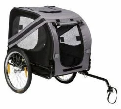 Hondenfietskar Doggy Liner Juliette Grijs/zwart