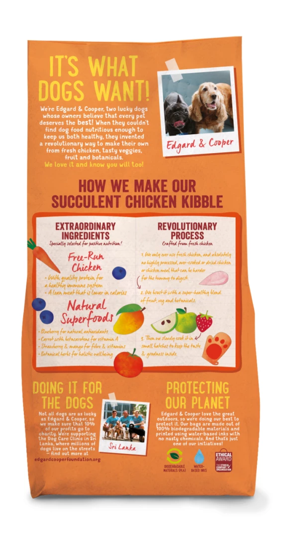 Edgard & Cooper Hondenvoer Adult Kip 7 Kg 4 Edgard & Cooper Hondenvoer Adult Kip 7 Kg - Afbeelding 2