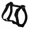 Rogz Beltz Utility Hondentuig Black -Hond winkel H Harness Reflective Stitching SJ A Black