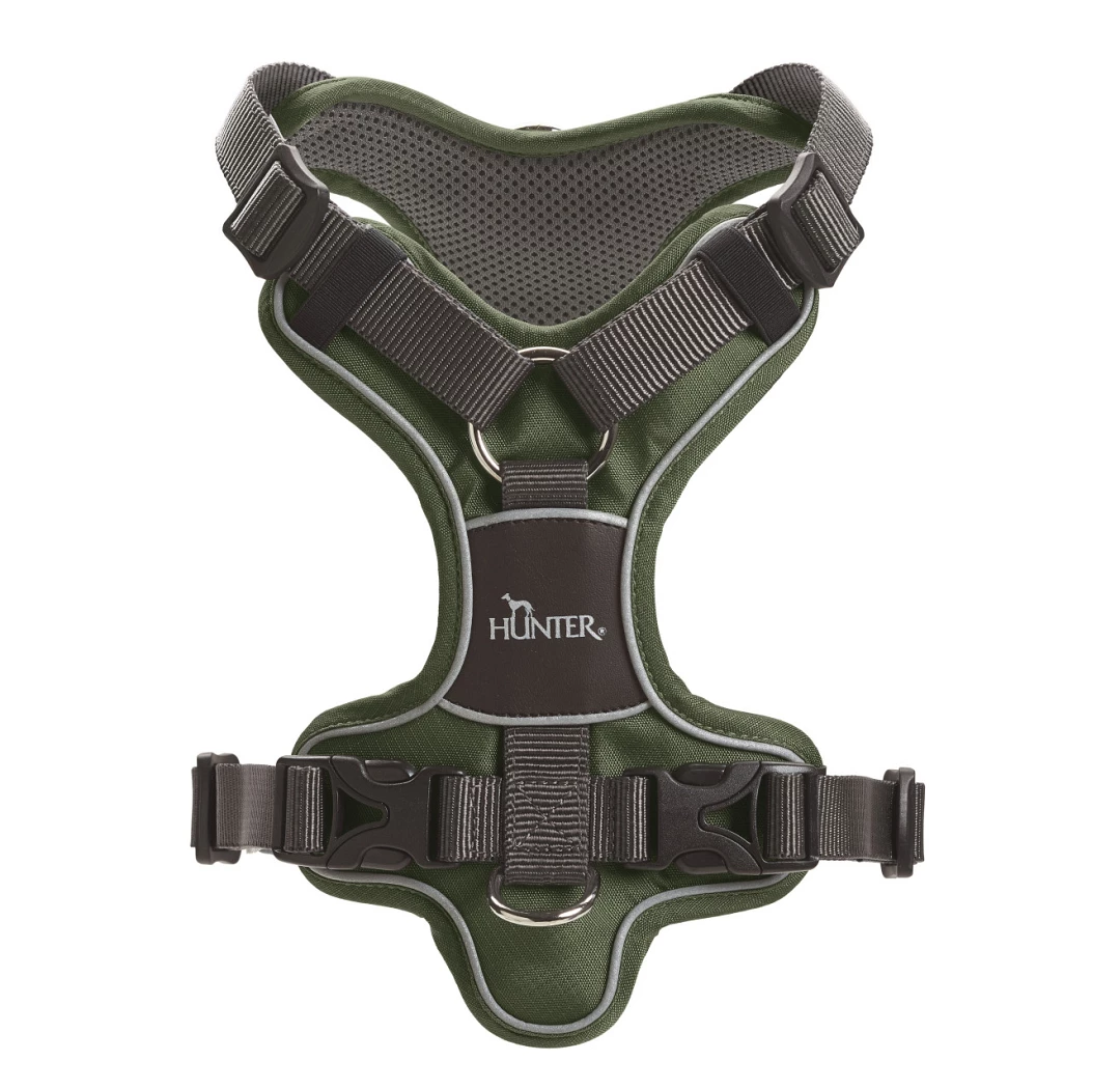 Hunter Hondentuig Divo Groen/Grijs 4 Hunter Hondentuig Divo Groen/Grijs - Afbeelding 2