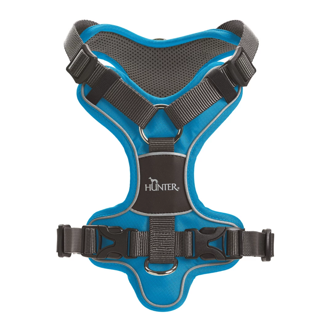 Hunter Hondentuig Divo Lichtblauw/Grijs 4 Hunter Hondentuig Divo Lichtblauw/Grijs - Afbeelding 2