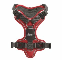 Hunter Hondentuig Divo Grijs/Rood -Hond winkel HUNTER 16475 67629 001 19 original