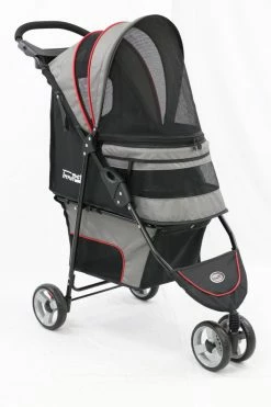 Hond winkel 10 Innopet Buggy Avenue Shiny Grey/red