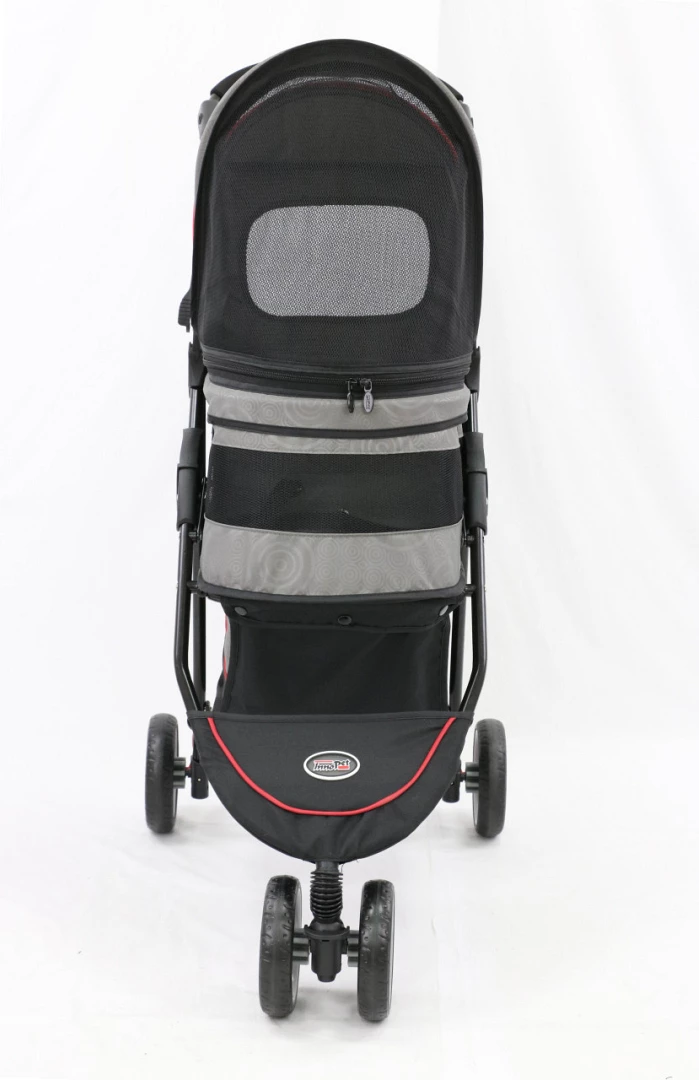 Innopet Buggy Avenue Shiny Grey/red 5 Innopet Buggy Avenue Shiny Grey/red - Afbeelding 3