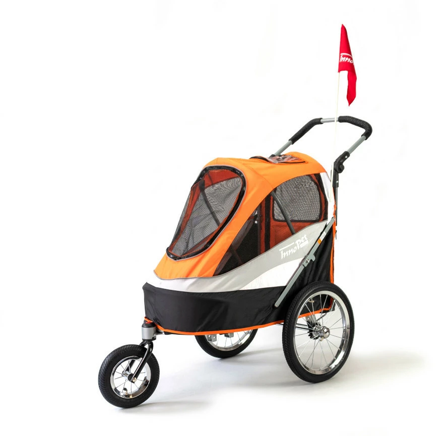 Innopet Sporty Dog Trailer Deluxe Orange/black 3 Innopet Sporty Dog Trailer Deluxe Orange/black