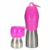 Kong H2O Drinkfles Voor Honden Pink 1 Kong H2O Drinkfles Voor Honden Pink -Hond winkel Kong drinkfles combi roze