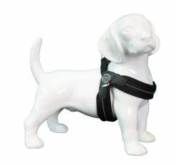 Tre Ponti Hondentuig Mesh Fibbia Reflective Zwart