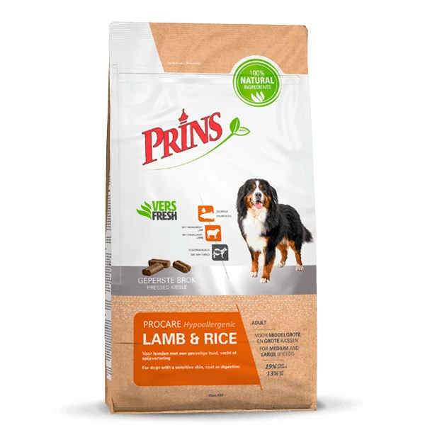 Prins Hondenvoer ProCare Lamb & Rice 3 Kg 3 Prins Hondenvoer ProCare Lamb & Rice 3 Kg